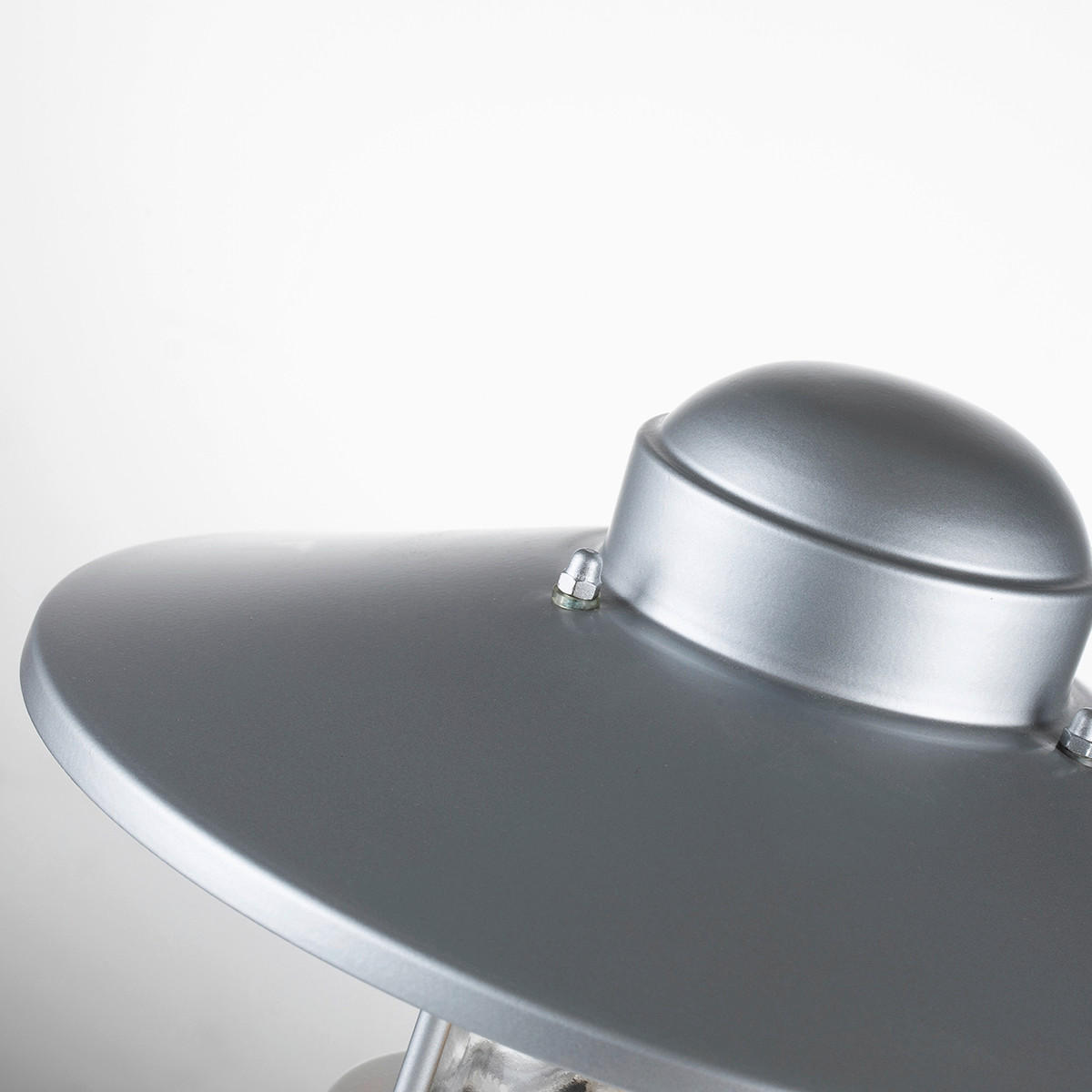 SOCKELLEUCHTE - Silberfarben, Konventionell, Glas/Metall (27.5/31.8cm) - Elstead Lighting