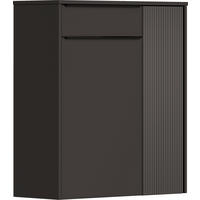 HÄNGESCHUHSCHRANK  in 84/95/34 cm  - Anthrazit/Schwarz, Design, Glas/Holzwerkstoff (84/95/34cm) - Dieter Knoll