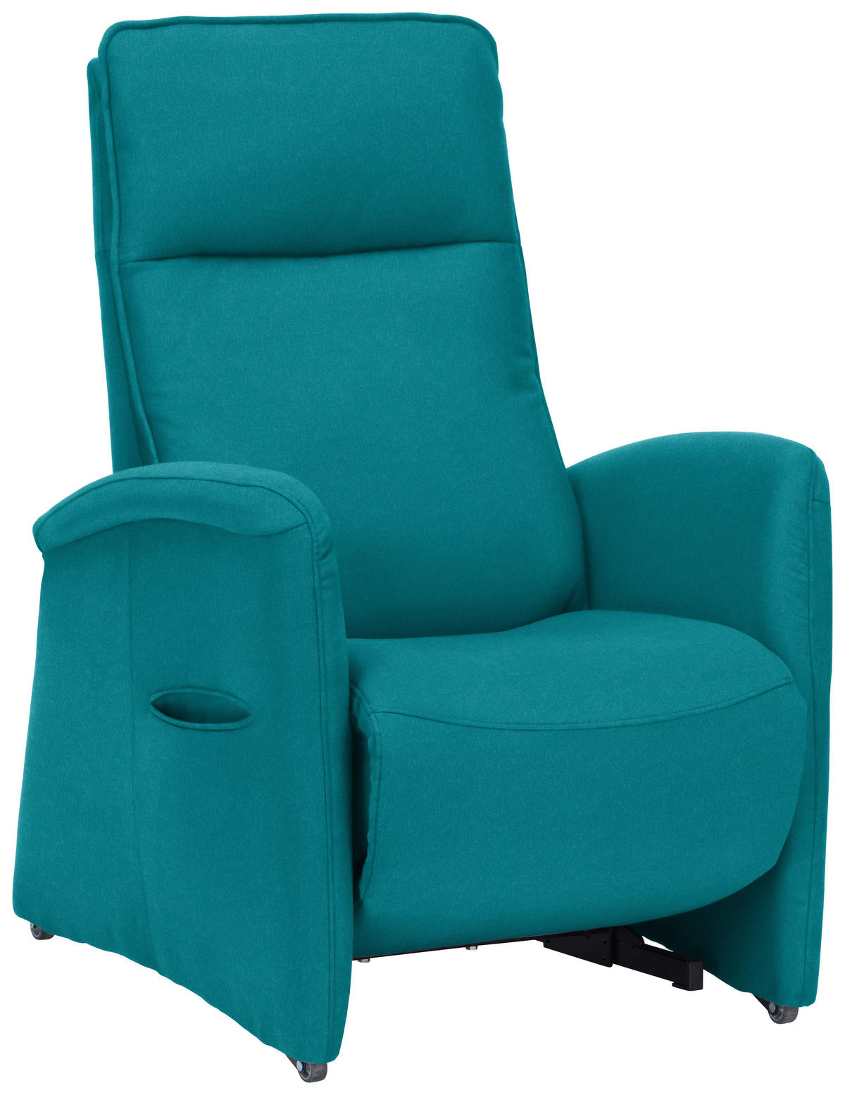 FERNSEHSESSEL in Chenille Petrol  - Petrol, Konventionell, Kunststoff/Textil (79-83/108/87cm) - Valdera