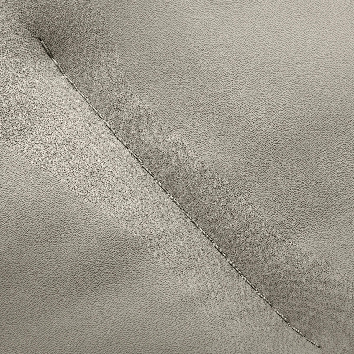 SESSELSET Lederlook Grau  - Beige/Grau, Design, Textil/Metall (67/87/74cm) - Livetastic