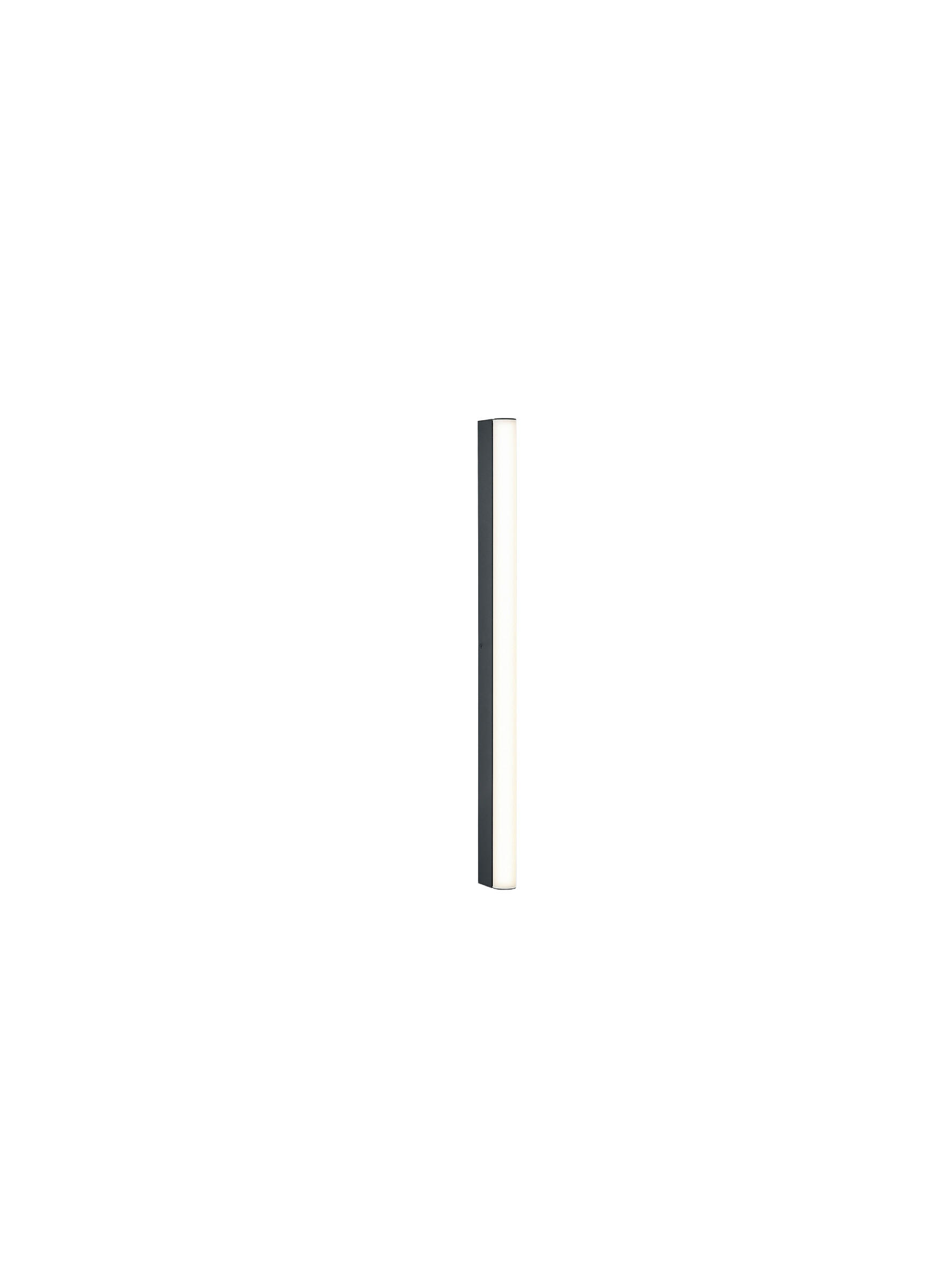 SPIEGELLEUCHTE Ponto-S 3/60/5 cm  - Schwarz, Design, Kunststoff/Metall (3/60/5cm) - Helestra