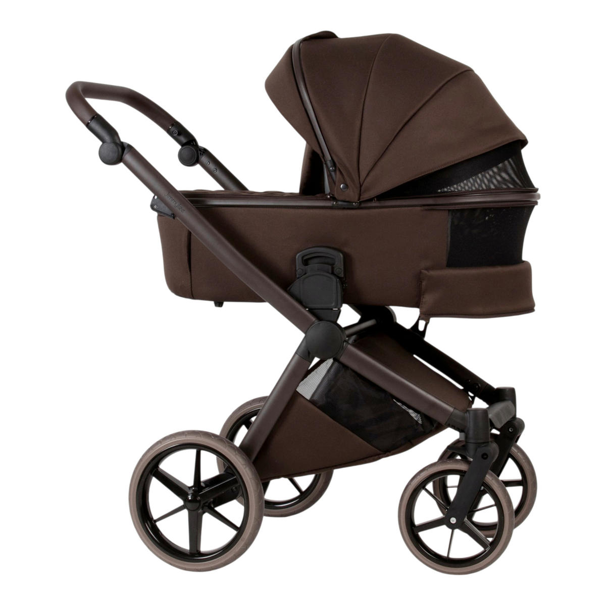KINDERWAGENSET  - Braun, Trend, Kunststoff/Textil (100/59/106cm) - Jimmylee