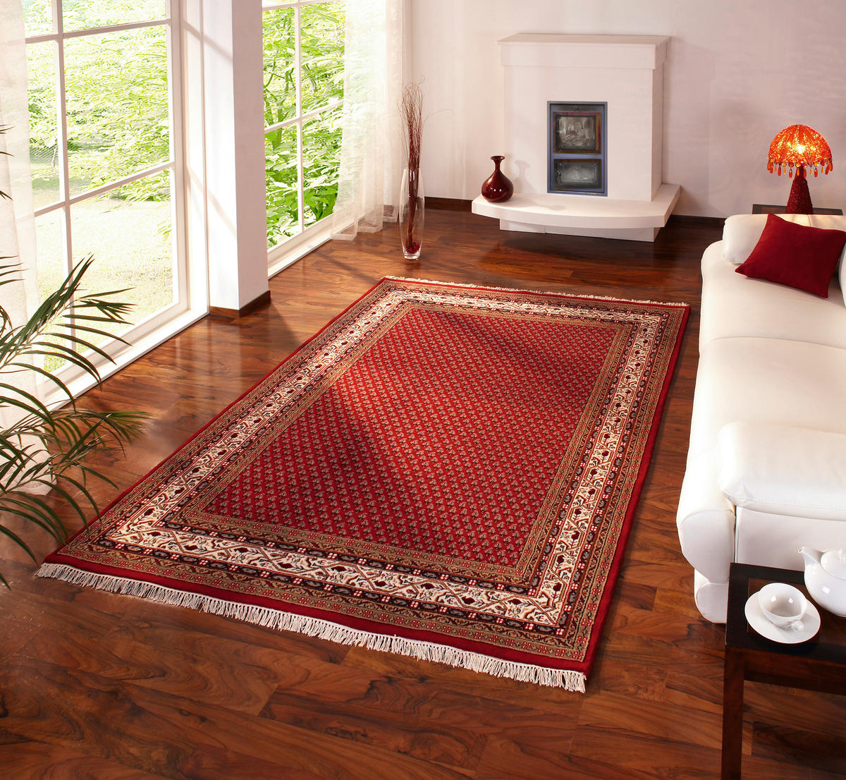 ORIENTÁLNY KOBEREC, 160/230 cm, červená - červená, Konventionell, textil (160/230cm) - Cazaris
