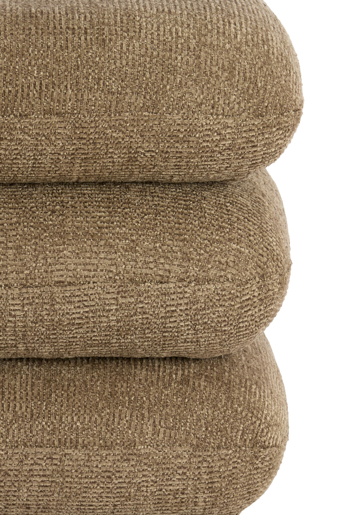 POUF LAURIE 44,5/44,5/44,5 cm  - Taupe, Basics, Textil (44,5/44,5/44,5cm) - Light & Living