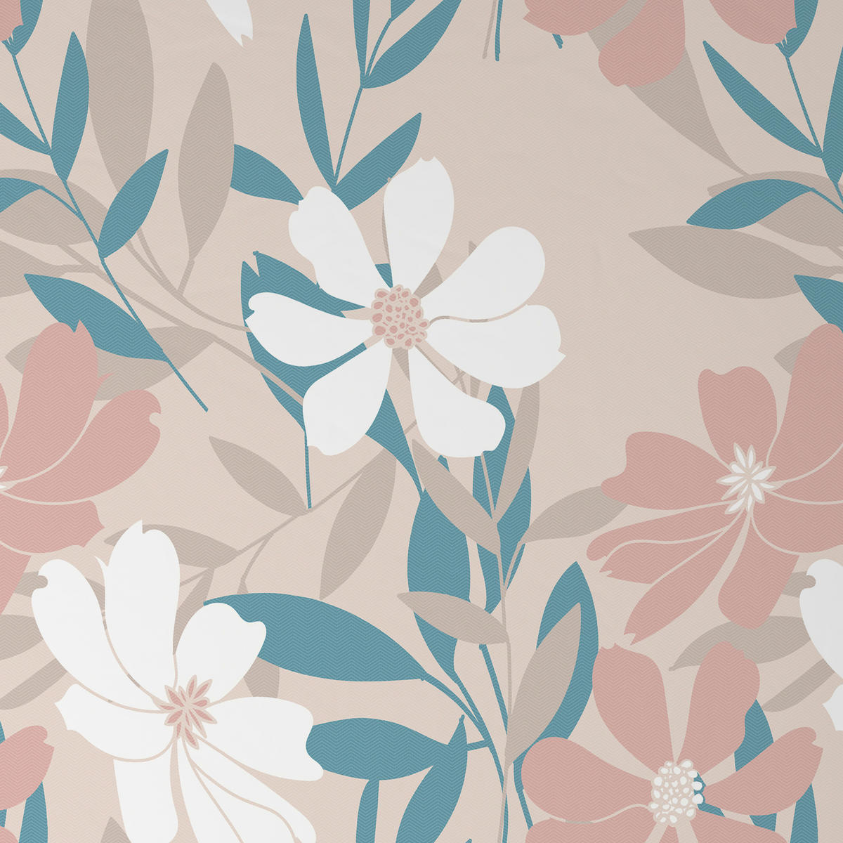 BETTWÄSCHE Mikrofaser 140/200 cm  - Blau/Rosa, Textil (140/200cm) - Boxxx