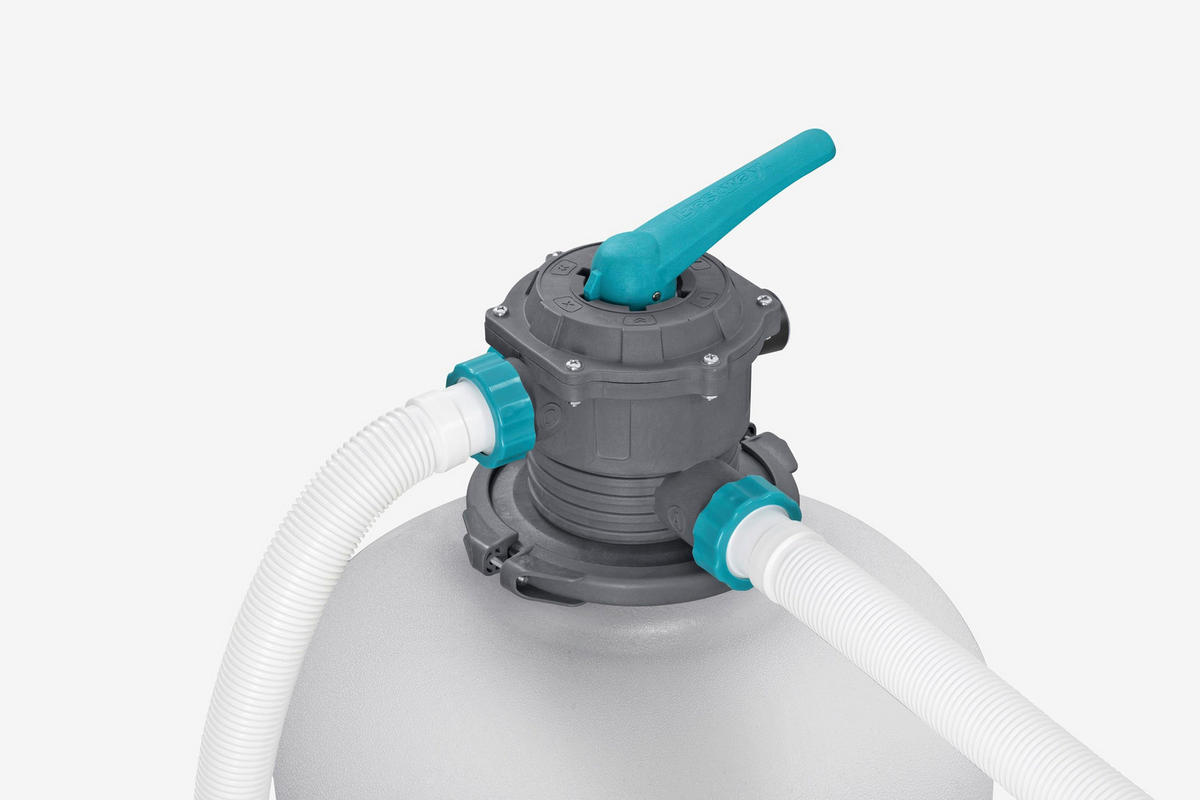 FILTERPUMPE FLOWCLEAR 58486  - Orange/Weiß, KONVENTIONELL, Kunststoff/Metall (71/48,5/75cm) - Bestway