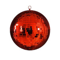 KUGLA DEKORATIVNA - crvena, Basics, plastika (30/30/30cm) - X-Mas