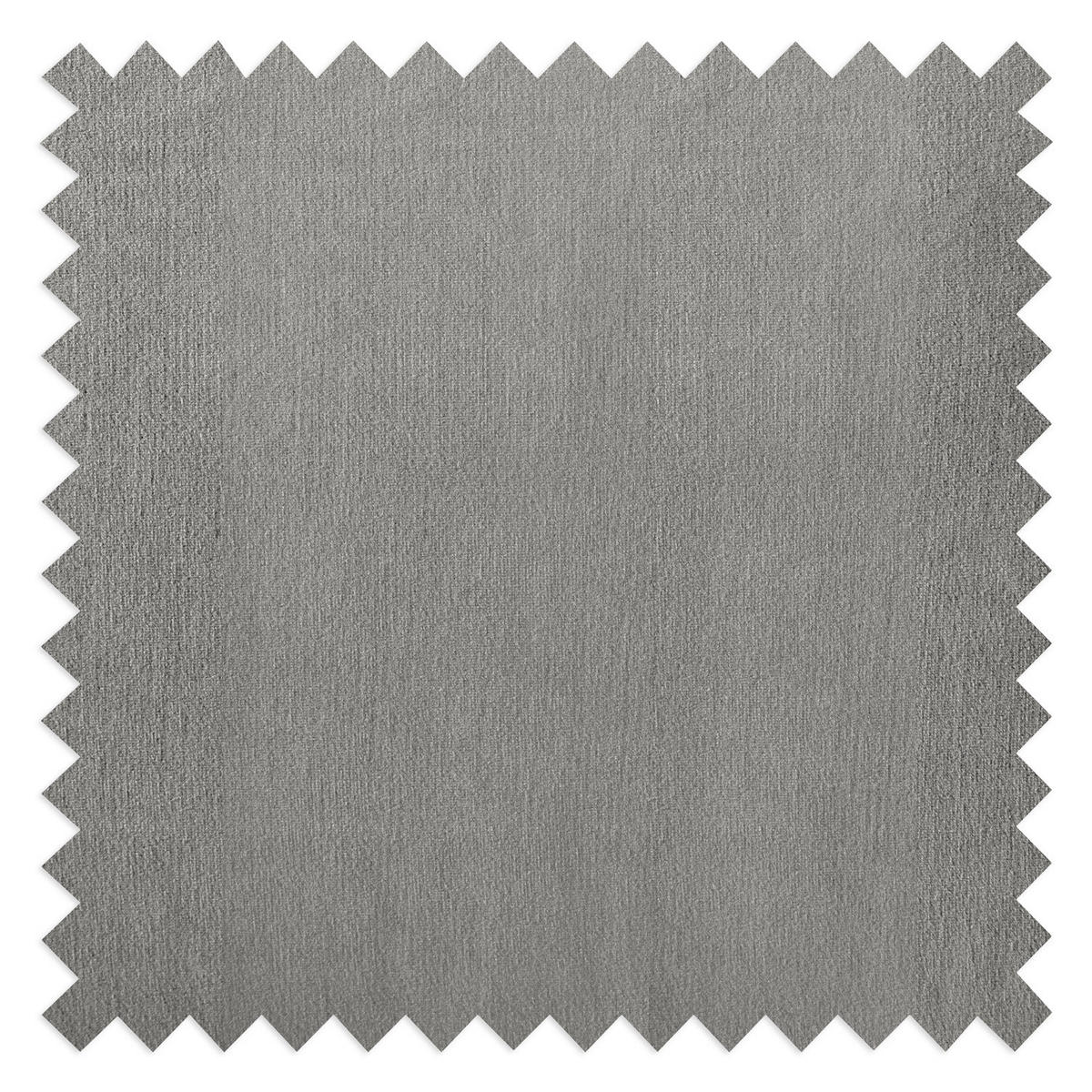RÉCAMIERE Samt Grau  - Braun/Grau, Design, Holz/Textil (185/93/75cm) - Livetastic