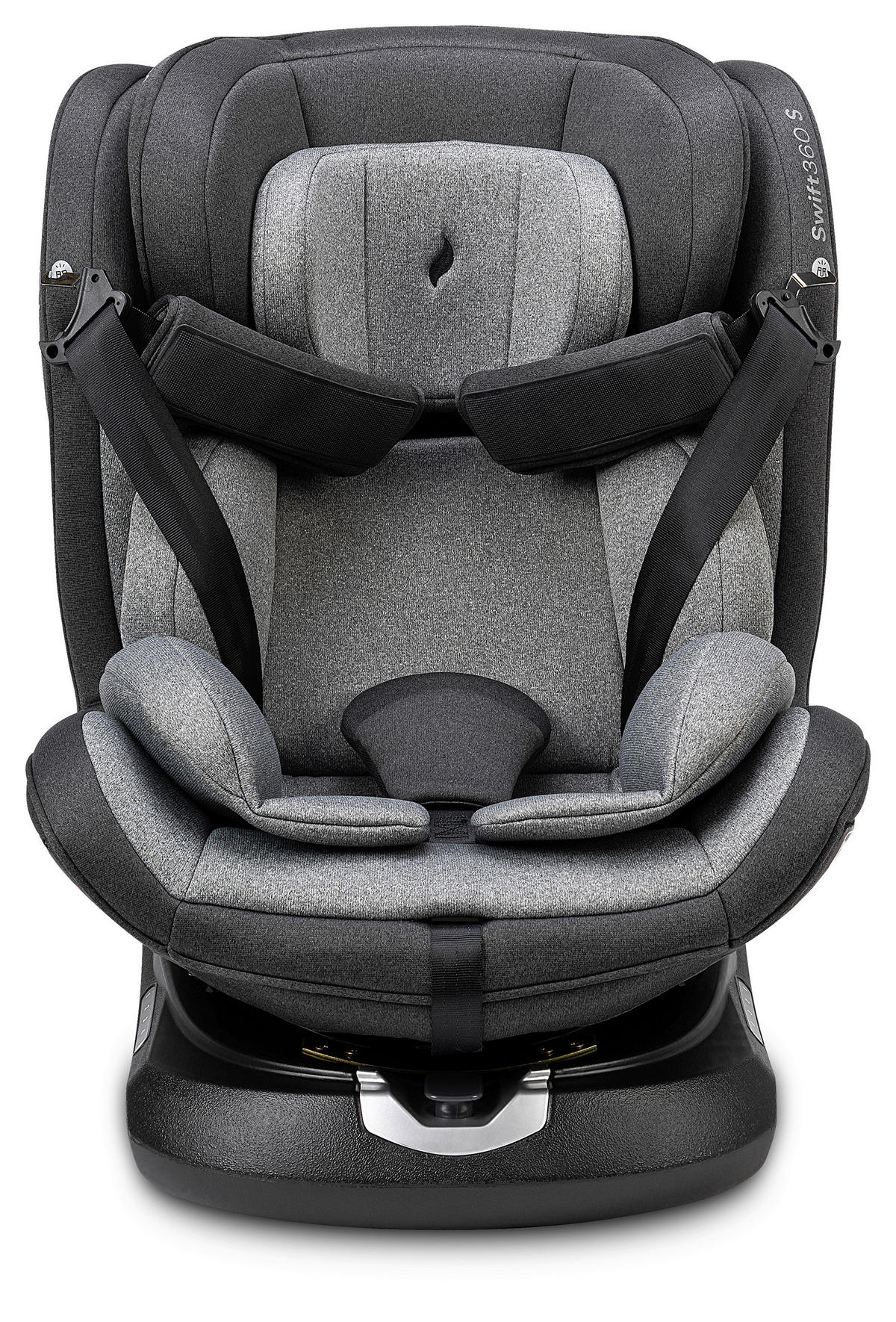 REBOARDER-KINDERSITZ SWIFT360S ECE R 129 i-SIZE  - Dunkelgrau/Hellgrau, Basics, Kunststoff/Textil (44/60/50cm) - Osann