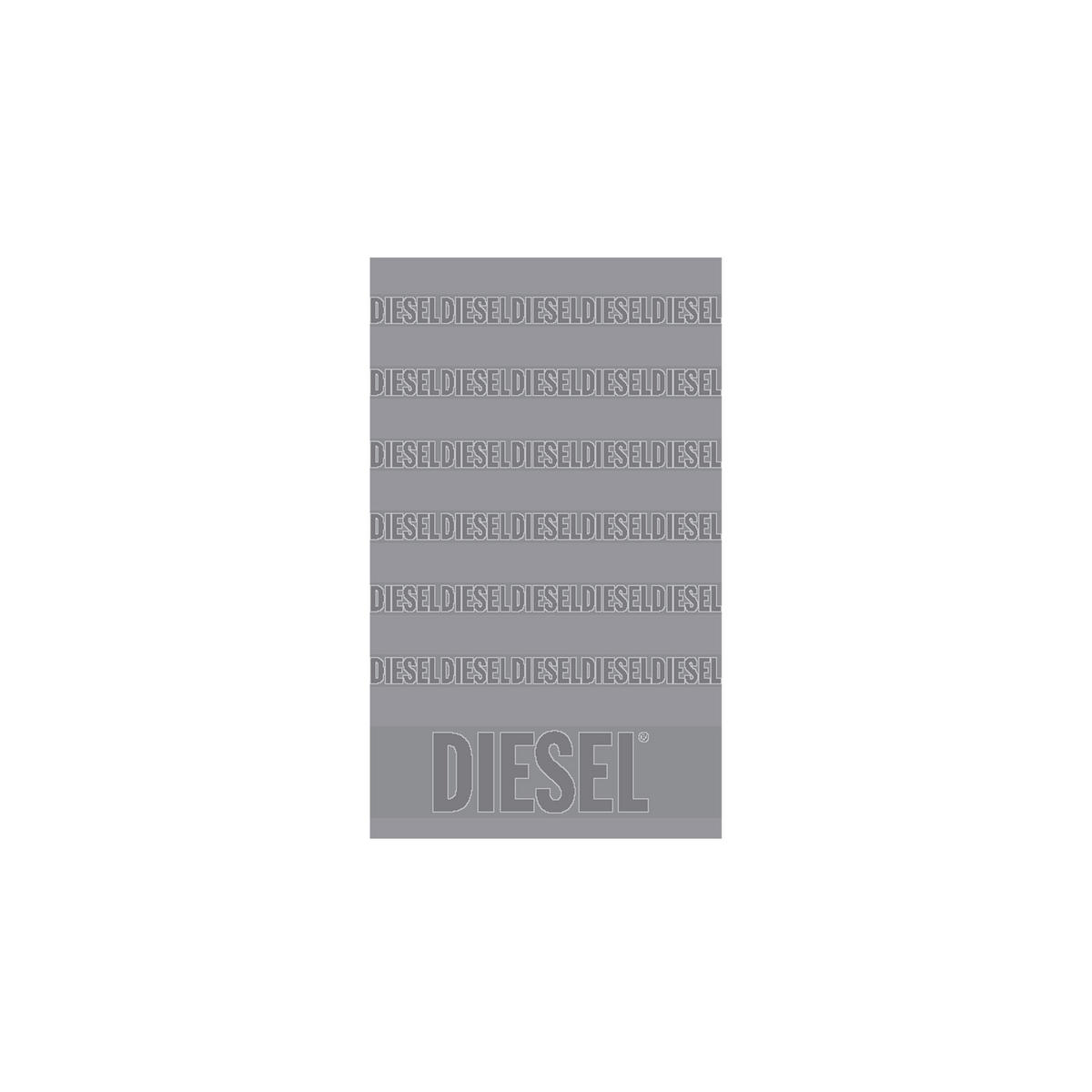 HANDTUCH RUNNING LOGO Grau  - Grau, Basics, Textil (60/100cm) - Diesel