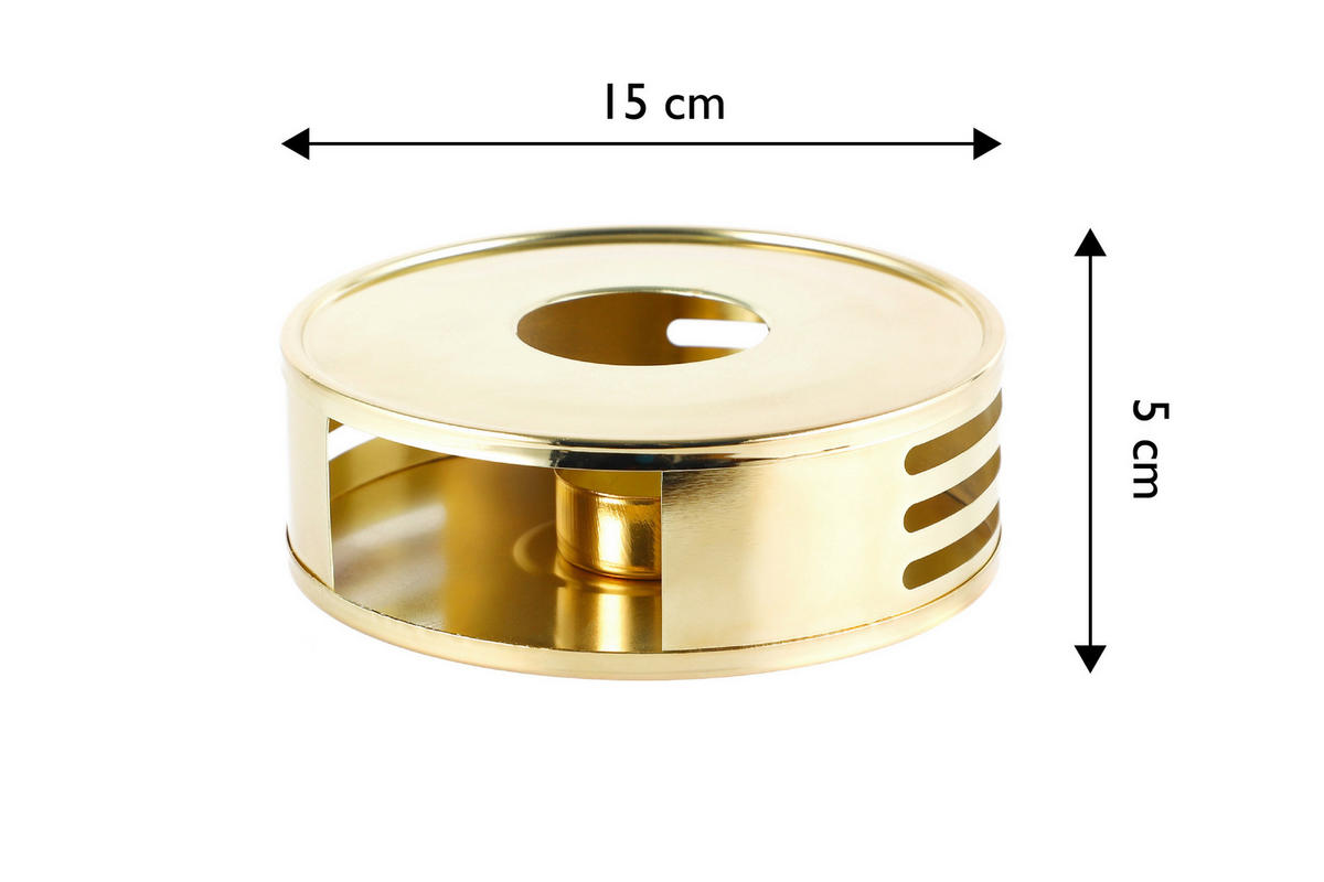 STÖVCHEN - Goldfarben, Basics, Metall (15/5cm) - Echtwerk