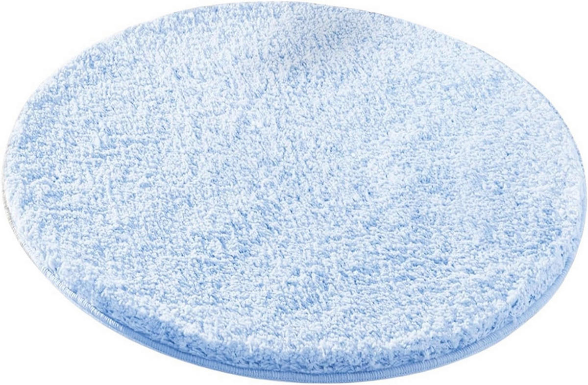 BADEMATTE SKY Hellblau 95 cm  - Hellblau, Basics, Kunststoff/Textil (95cm) - Floordirekt