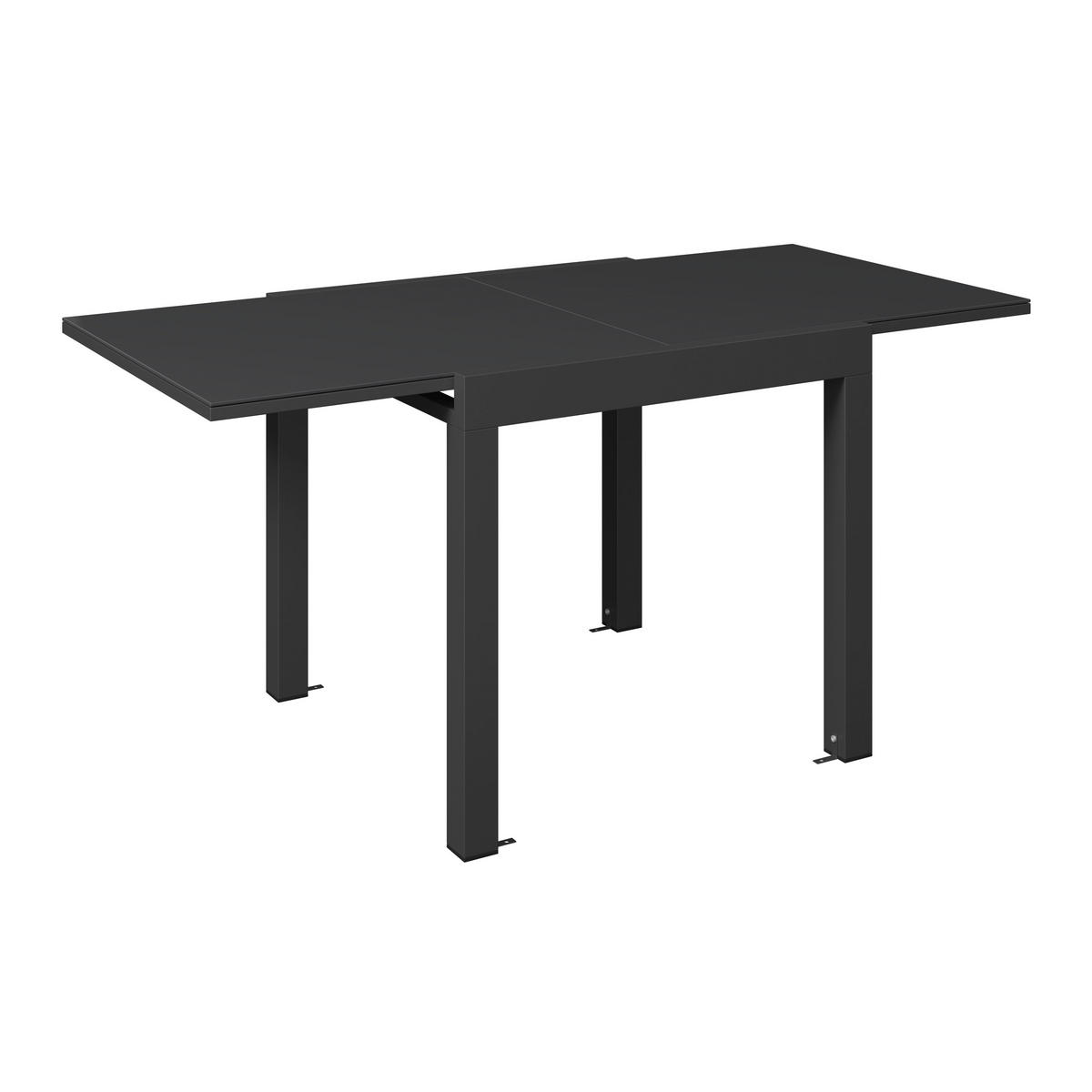 BALKONTISCH  - Beige, MODERN, Glas/Metall (160/80/75/80cm) - Ambia Garden