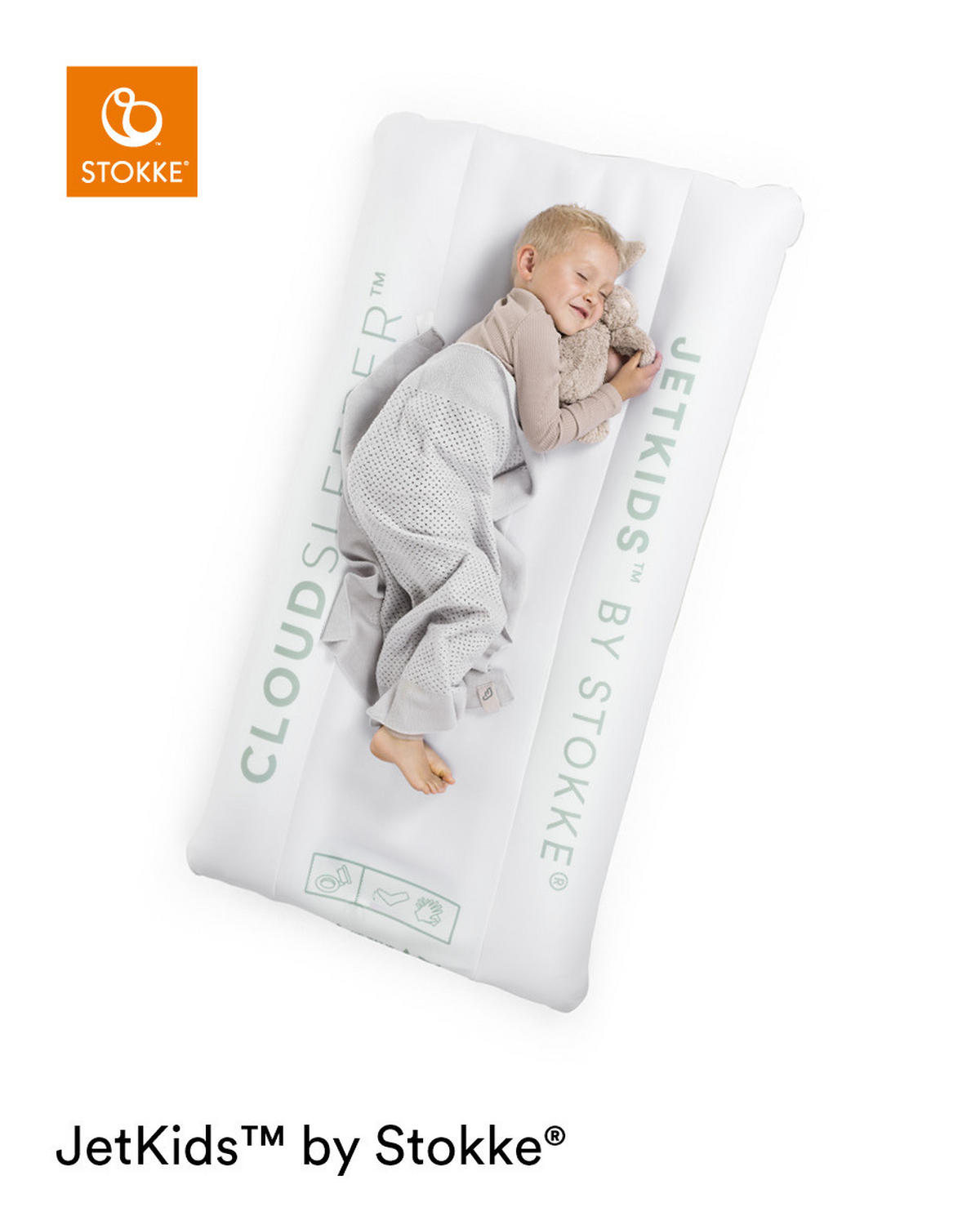 REISEBETTMATRATZE Cloud Sleeper   - Basics, Kunststoff (150/17/75cm) - Stokke