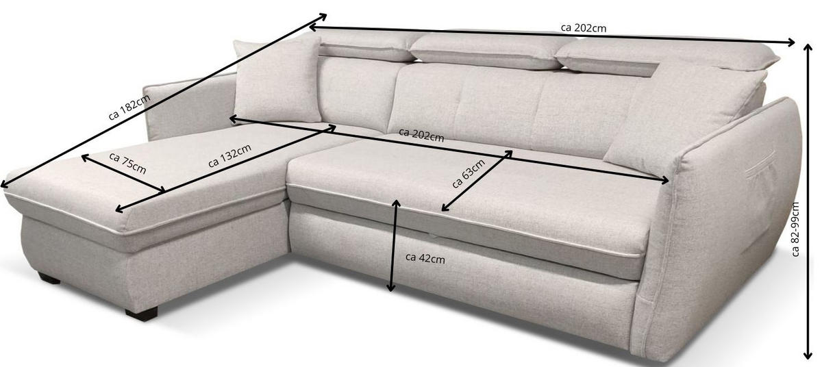 ECKSOFA in Flachgewebe Dunkelgrün  - Dunkelgrün/Schwarz, Modern, Kunststoff/Textil (182/237cm) - Carryhome