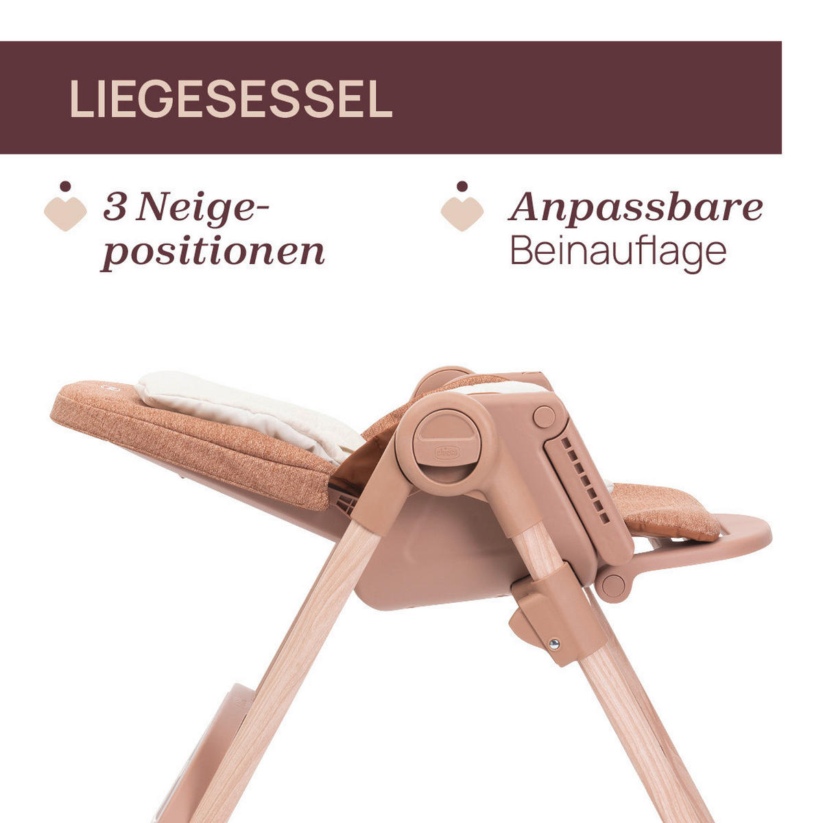 HOCHSTUHL Polly Armonia  - Terracotta, Basics, Kunststoff (57/79-104/90cm) - Chicco
