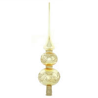 CHRISTBAUMSPITZE  - Goldfarben, LIFESTYLE, Glas (33cm) - X-Mas