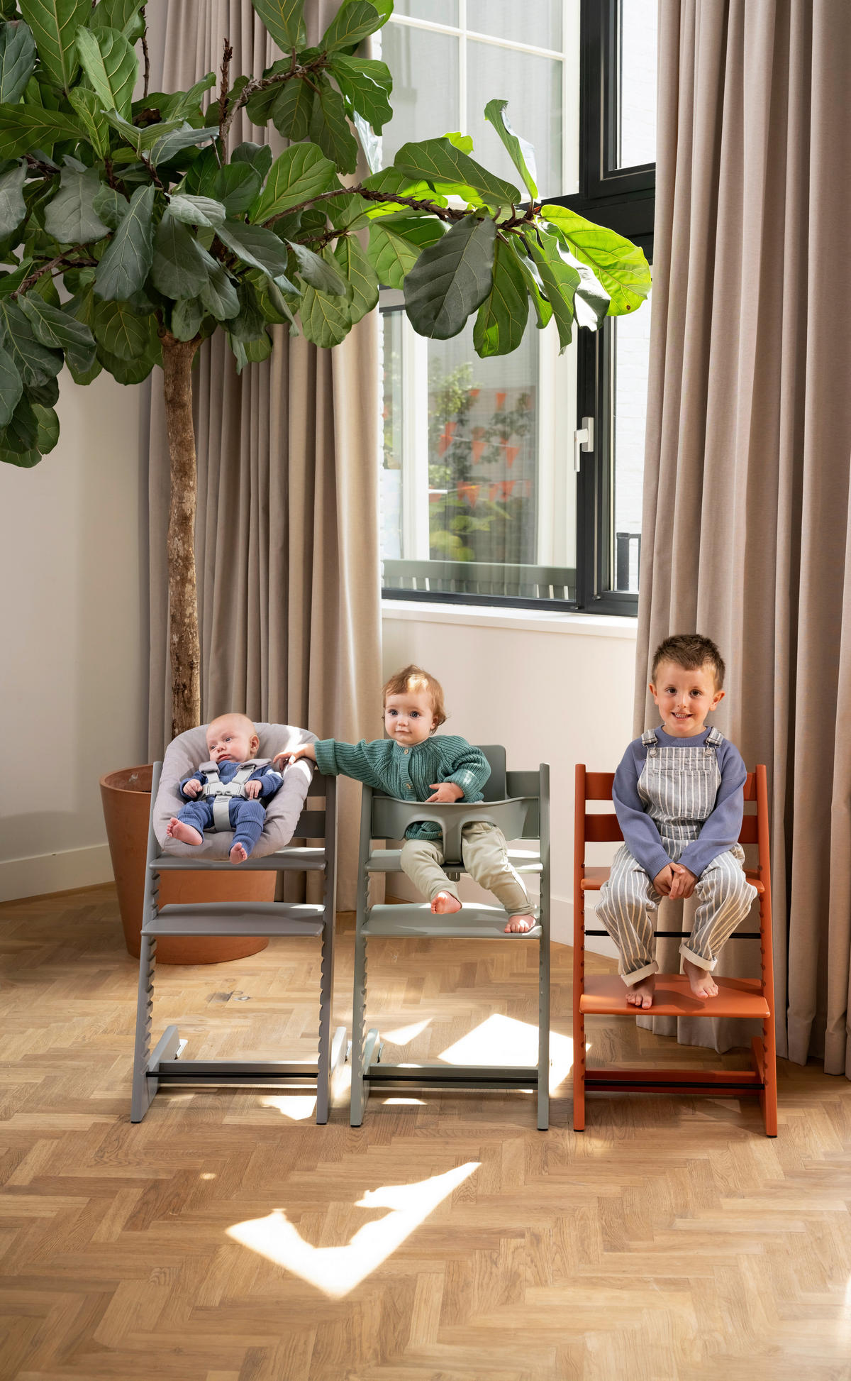 HOCHSTUHL Tripp Trapp Salbeigrün GLACIER GREEN  - Salbeigrün, Basics, Holz (46/79/49cm) - Stokke