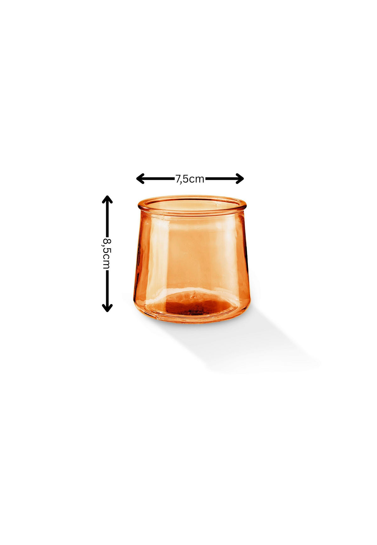 DRICKSGLAS 515 ml  - orange, Basics, glas (9/8cm) - FYNCH-HATTON