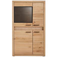 HIGHBOARD 95/163,6/41 cm - Schwarz, KONVENTIONELL, Glas/Holz (95/163,6/41cm) - Cantus