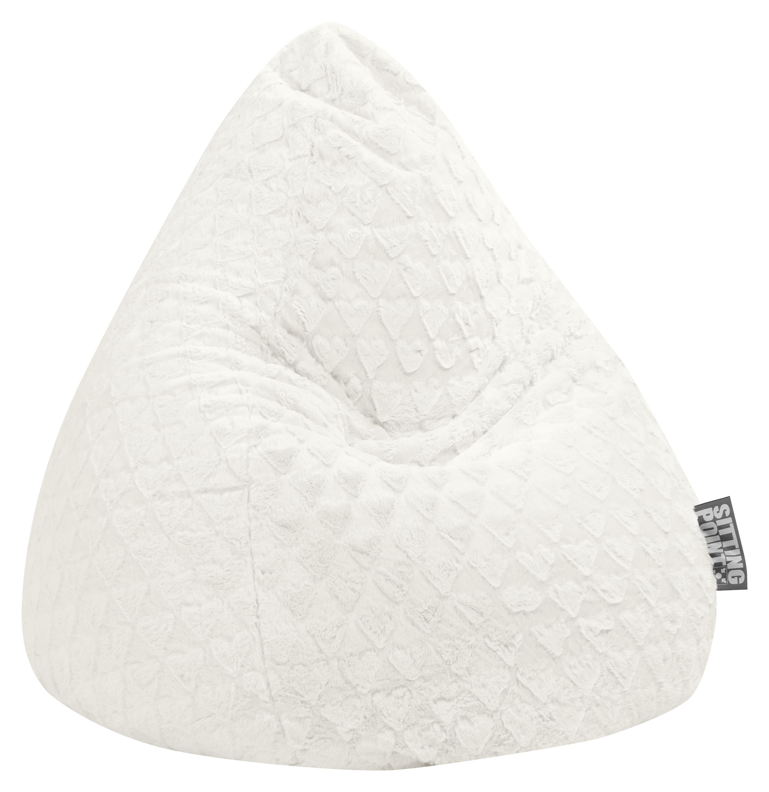 SITZSACK ca.220 l  - Weiß, Textil (70/110/70cm)