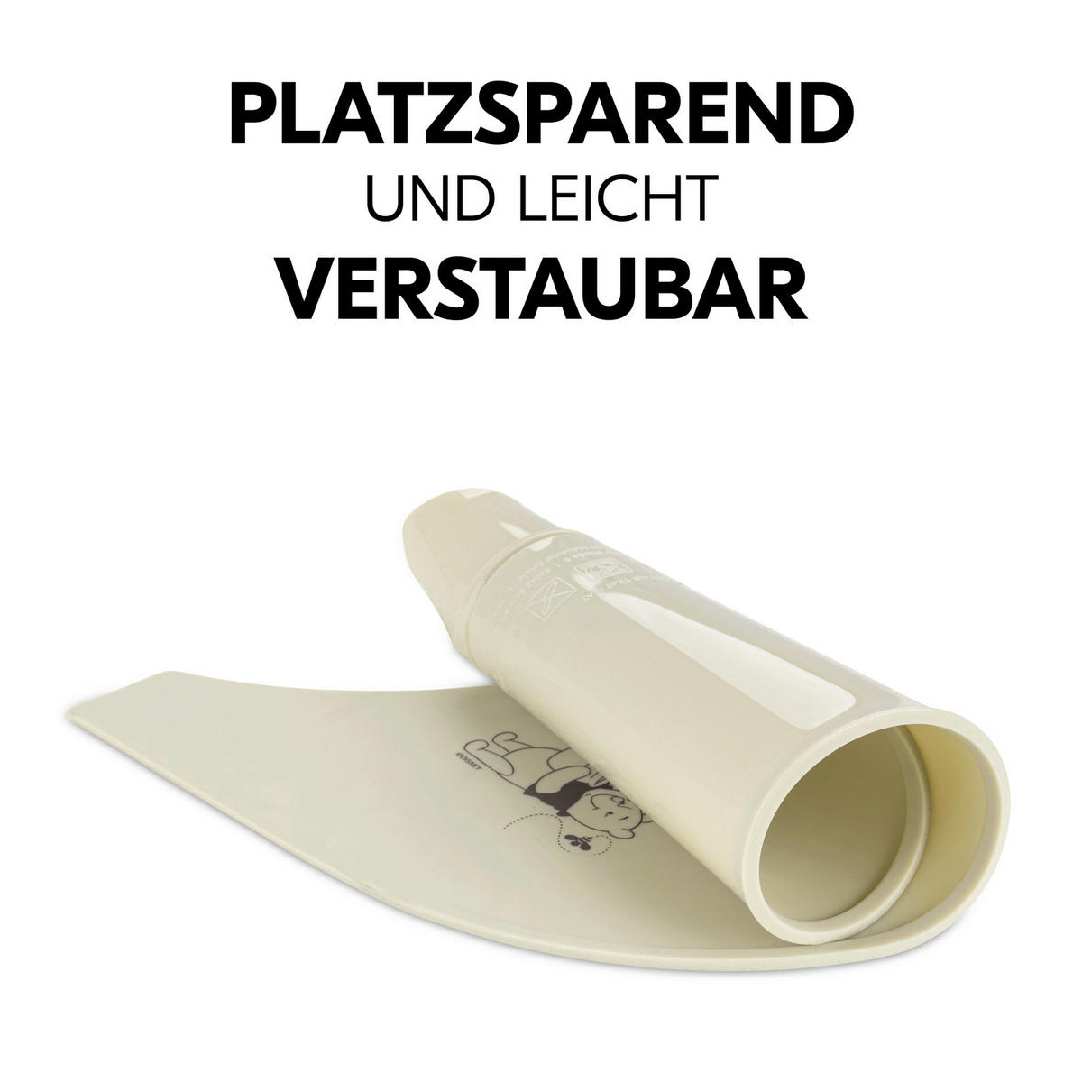 ESS- UND SPIELBRETT High Chair Tray Mat  - Beige, Basics, Kunststoff (42,5/0,5/28cm) - Hauck