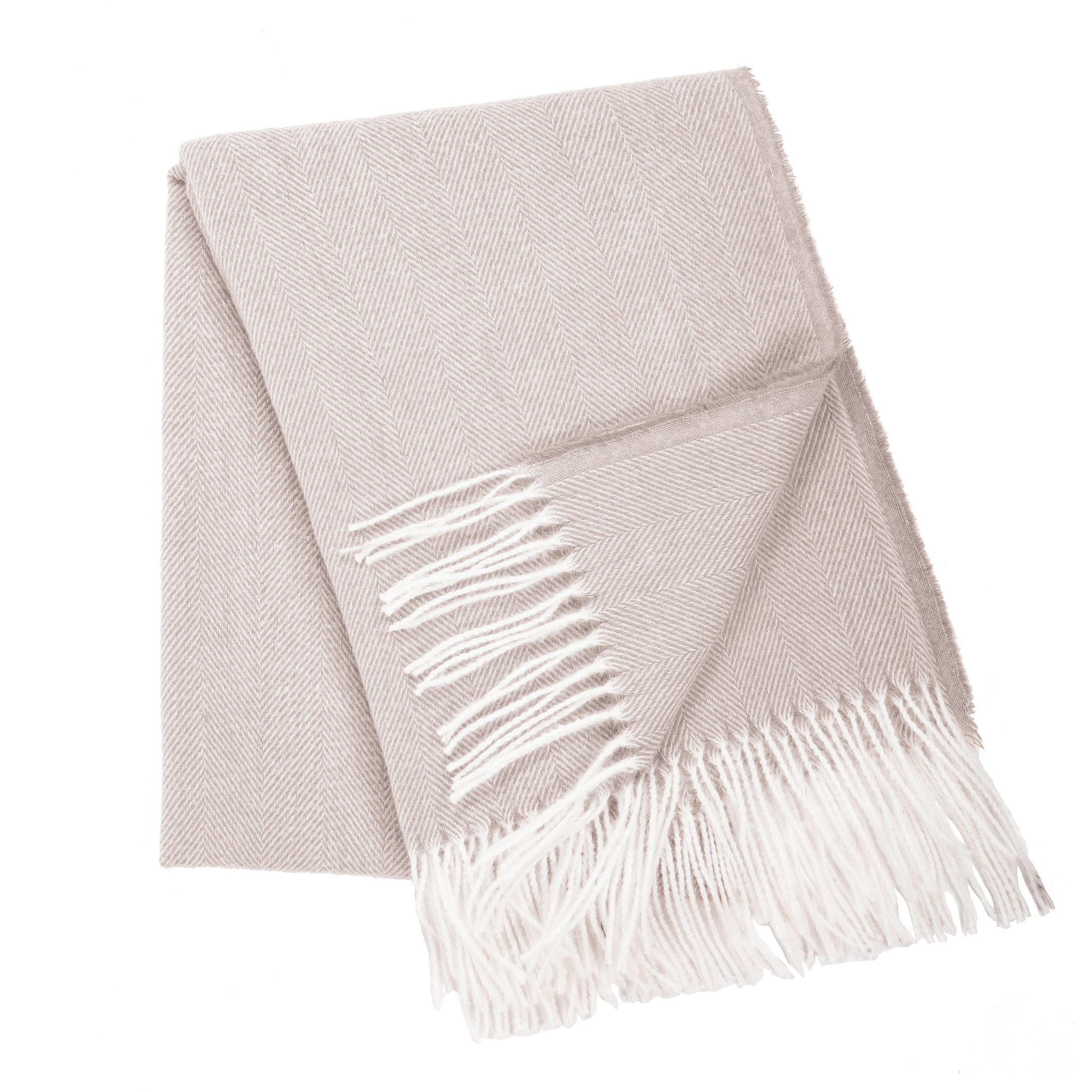 PREKRIVAČ 130/170 cm FISHBONE - sivobraon, Konvencionalno, tekstil (130/170cm)