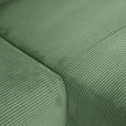 CloseUp von Carryhome ECKSOFA Olivgrün Cord.