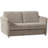SCHLAFSOFA Taupe - Taupe/Chromfarben, KONVENTIONELL, Textil/Metall (142/88/99cm) - Carryhome SCHLAFSOFA Taupe - Taupe/Chromfarben, KONVENTIONELL, Textil/Metall (142/88/99cm) - Carryhome