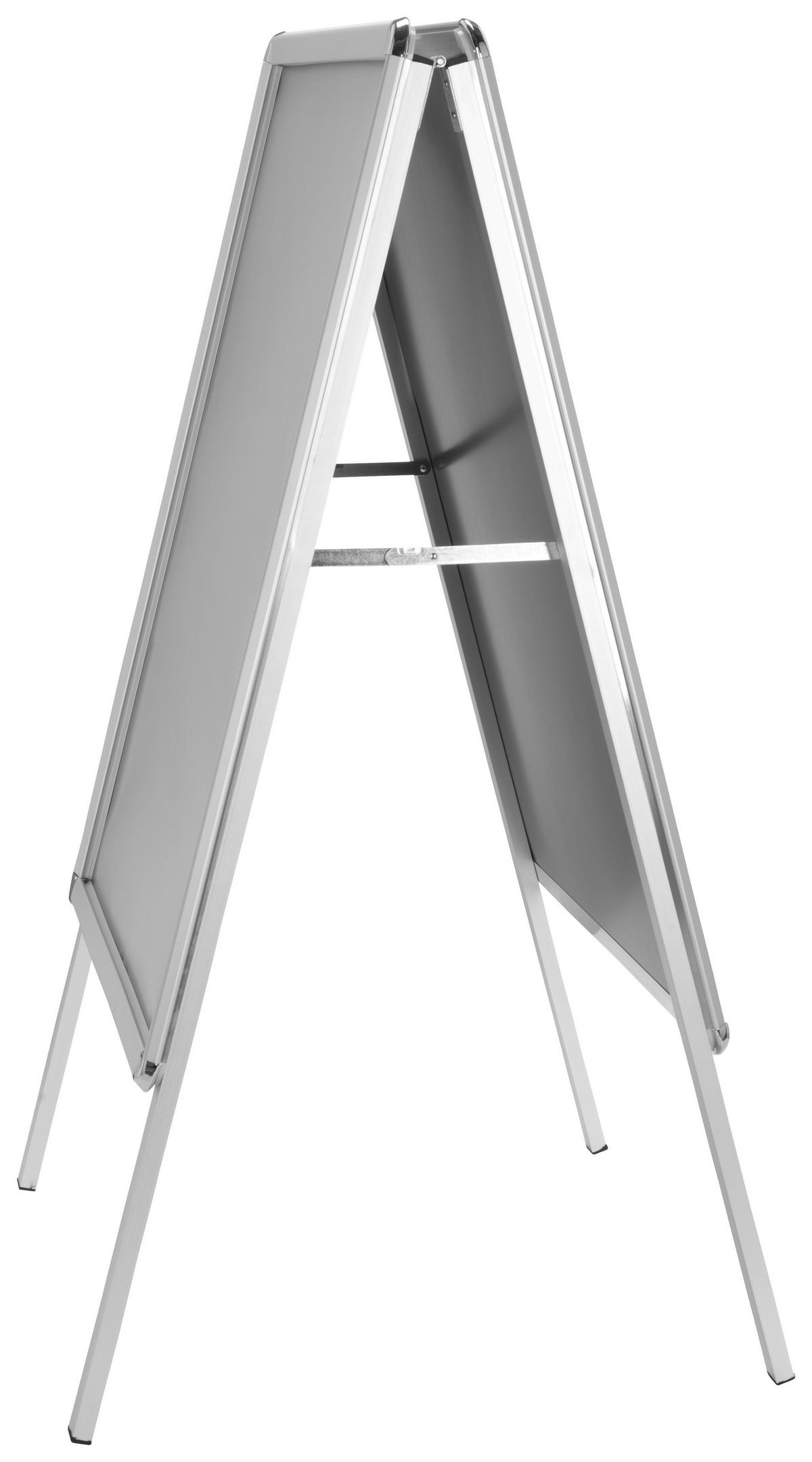 Plakatständer - Silberfarben, Basics, Metall (62,5/115,5/61cm) - MID.YOU