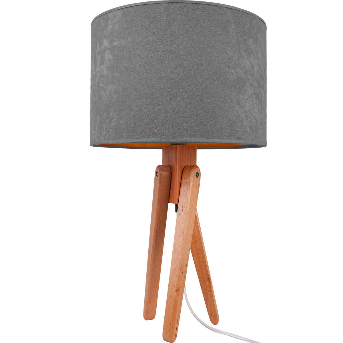 KINDERTISCHLEUCHTE 30/55 cm   - Naturfarben/Grau, Natur, Holz (30/55cm)