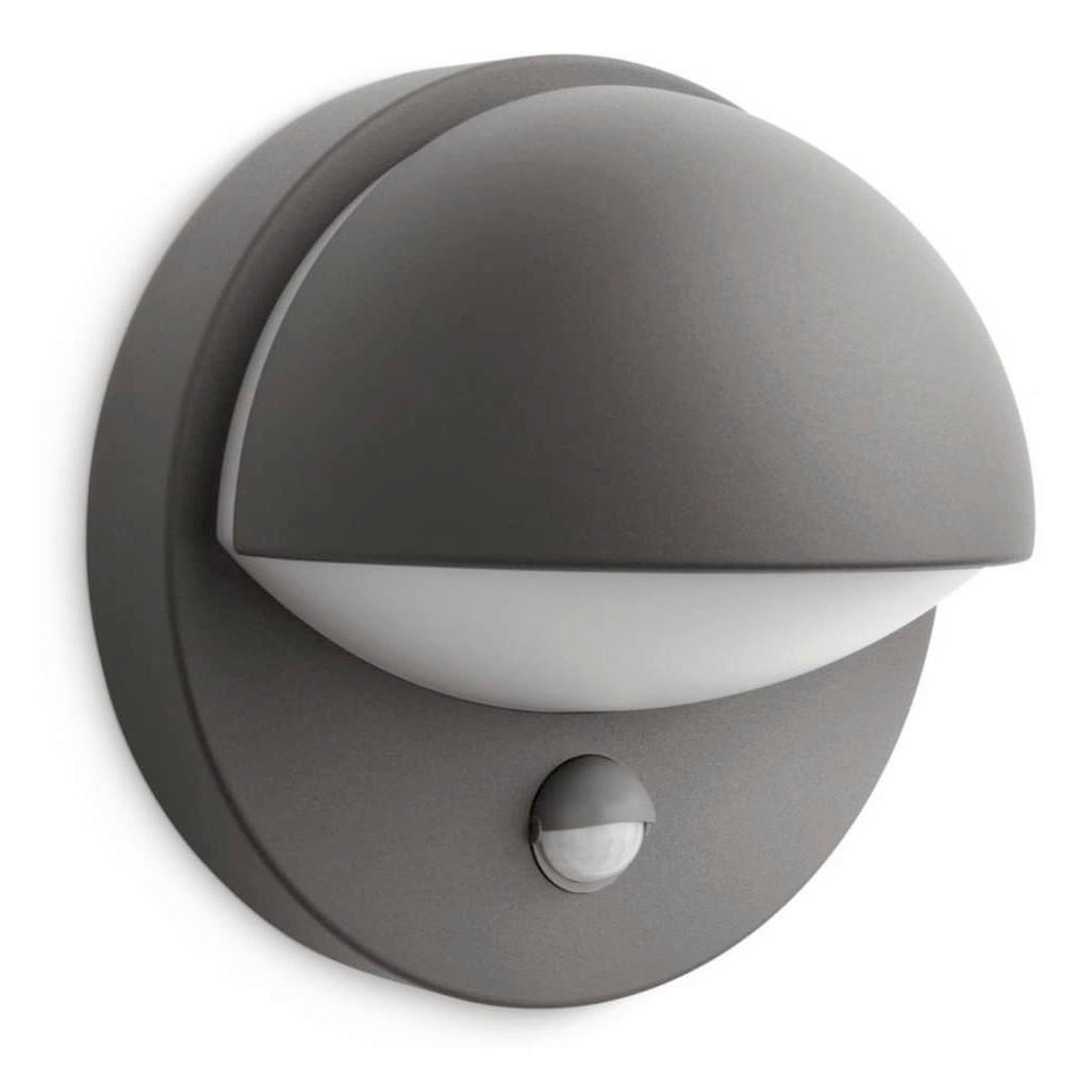 ZUNANJA STENSKA SVETILKA  JUNE 19,5/19,5/13,5 cm            - antracit, Basics, kovina (19,5/19,5/13,5cm) - Philips