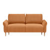 3-SITS SOFFA i manchester orange  - orange/naturfärgad, Modern, trä/textil (183/85/92cm) - MID.YOU