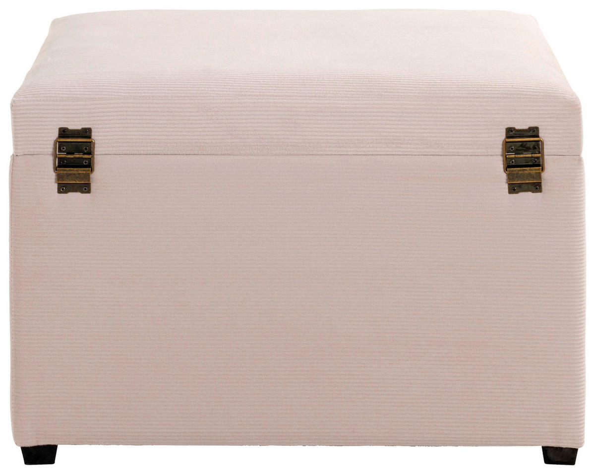 KLOP S SKRINJO   - črna/krem barve, Design, tekstil/leseni material (58/42/39cm) - MID.YOU