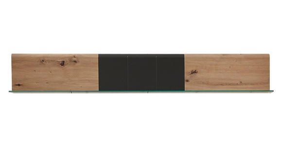 WANDBOARD  135/20/16 cm  - Eichefarben/Graphitfarben, KONVENTIONELL, Holzwerkstoff (135/20/16cm) - Xora