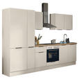 KÜCHENBLOCK   in Kaschmir  - Kaschmir/Schwarz, Basics, Holzwerkstoff/Metall (300/211/60cm) - Xora