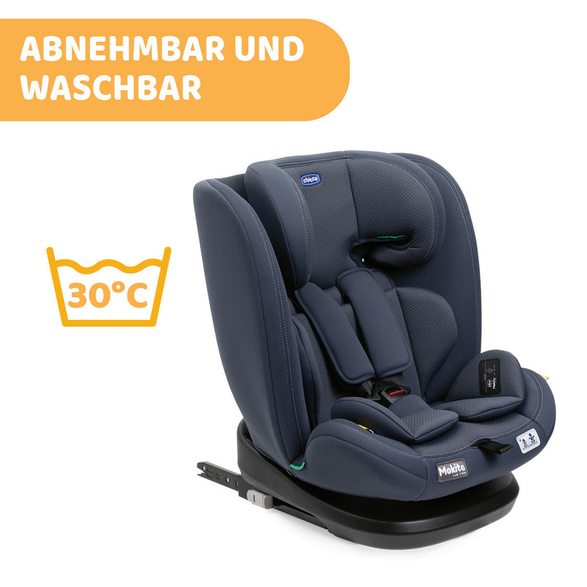 KINDERAUTOSITZ MOKITA I-SIZE  - Dunkelgrau, Basics (46/79/44cm) - Chicco