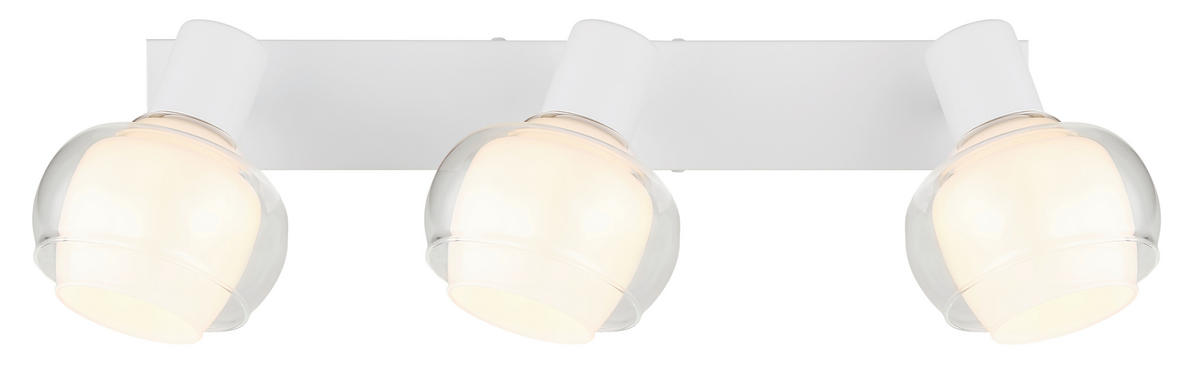 REFLEKTOR     41/10,5/13,5 cm          - barve kroma/bela, Design, kovina/steklo (41/10,5/13,5cm) - Globo
