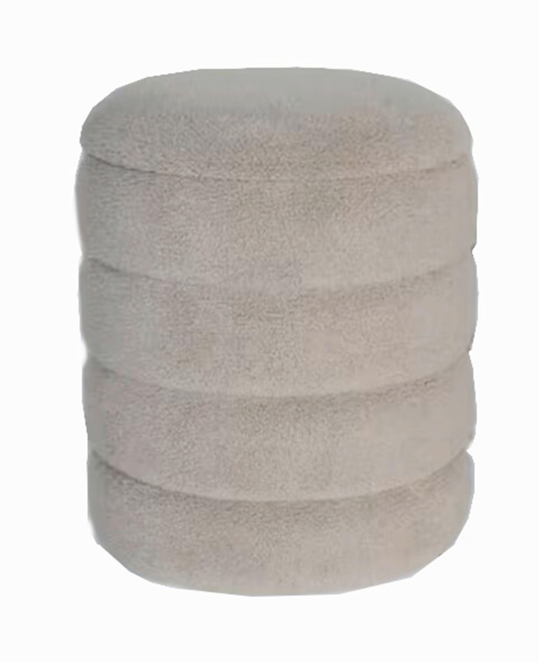 TABURE plastika, tekstil, drvni materijal Khaki - Khaki, Trend, drvni materijal/tekstil (34/41cm) - Ambia Home