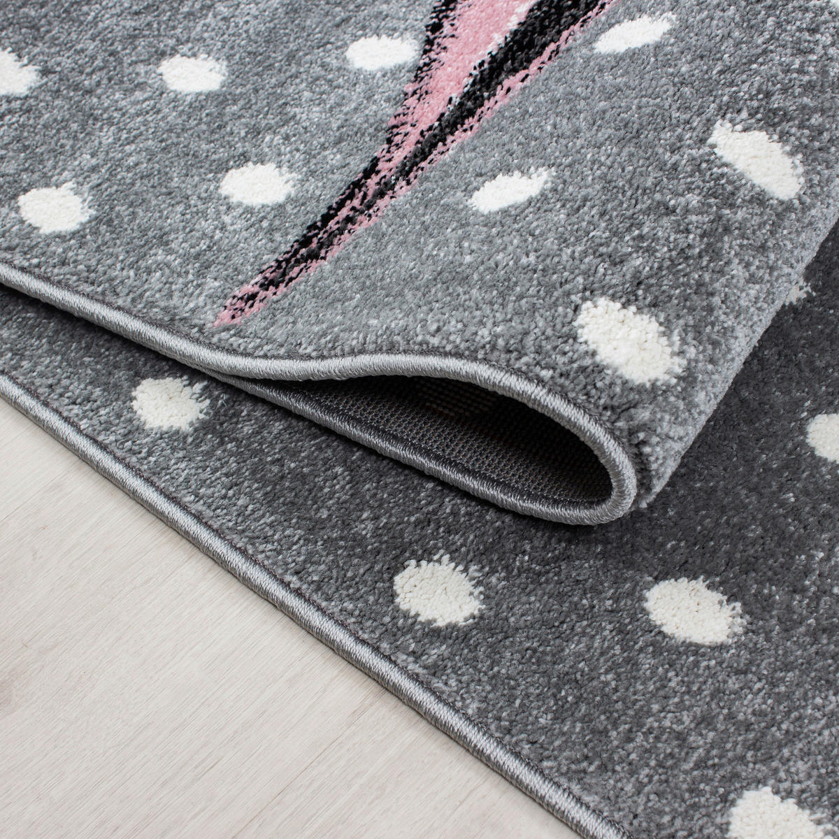 KINDERTEPPICH 80/150 cm Kids 590  - Pink/Weiß, Trend, Textil (80/150cm) - Ben'n'jen