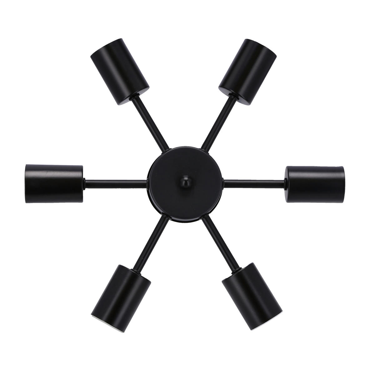 PENDELLEUCHTE Sparta 36/36/105 cm   - Schwarz, Design, Metall (36/36/105cm)