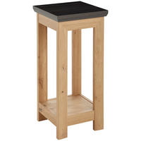 BLUMENSTÄNDER Holzwerkstoff  - Dunkelgrau/Eiche Artisan, LIFESTYLE, Holzwerkstoff (30/65/30cm) - Xora