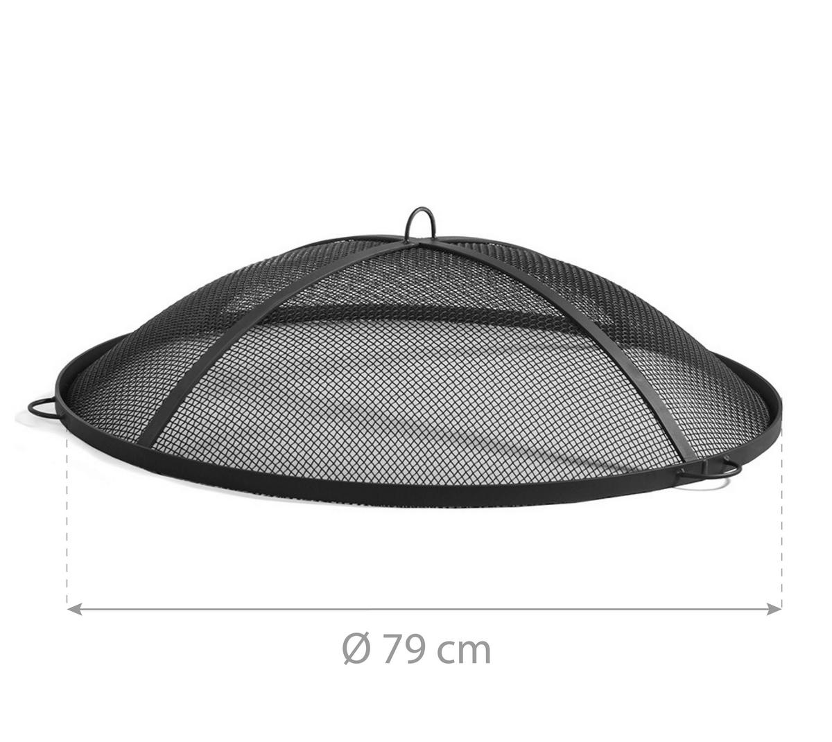 GRILLZUBEHÖR - Schwarz, Basics, Metall (79cm) - Ambia Garden