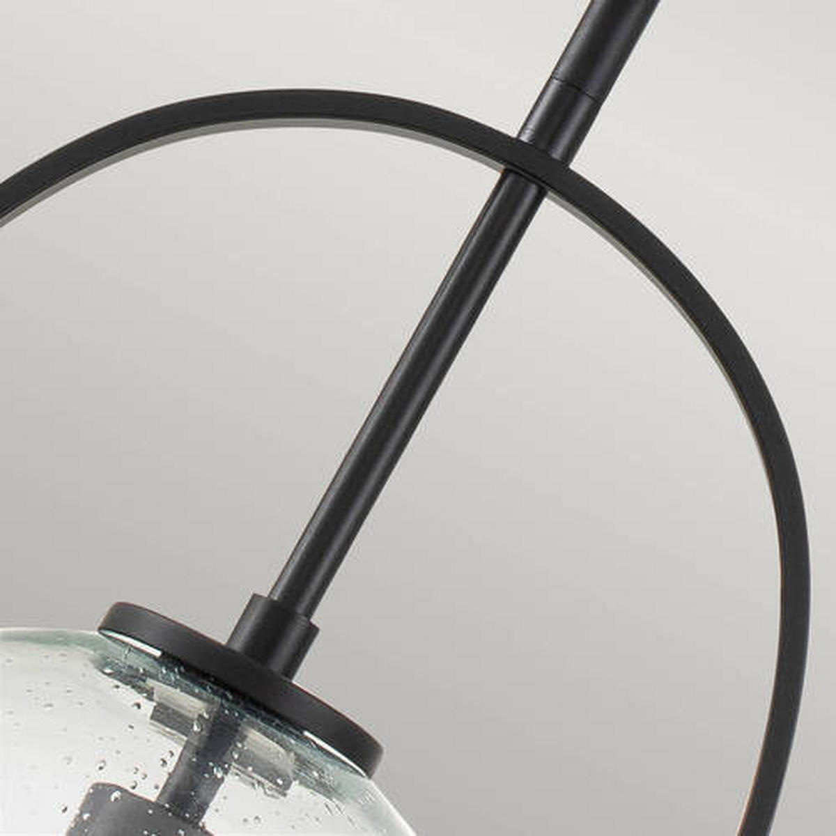 SVJETILJKA VISEĆA  28.9/50.3 cm      Elstead Somerset  - crna, Design, staklo/metal (28.9/50.3cm) - Elstead Lighting