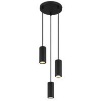 VISEČA SVETILKA  JAMES      21/120 cm      GU10 - črna, Design, kovina (21/120cm) - Globo