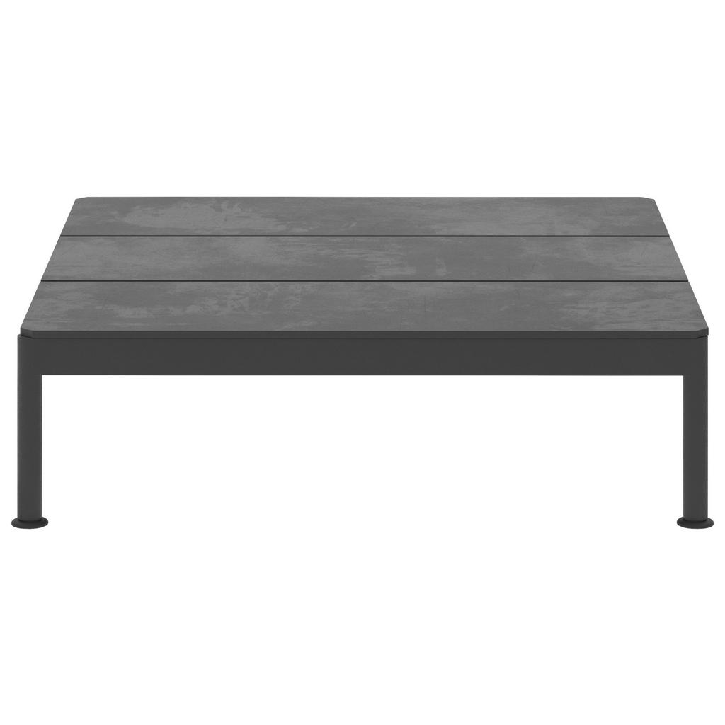 Thumbnail - Lomoco Couchtisch, Anthrazit, Metall, quadratisch, Rundrohr, 90x26x90 cm, einfacher Aufbau, Wohnzimmer, Wohnzimmertische...