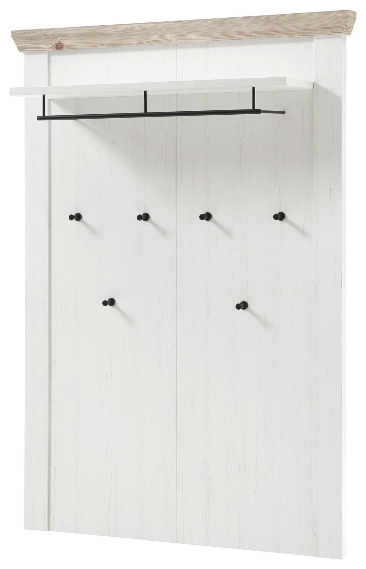 GARDEROBENPANEEL  in  - Hellbraun/Pinienfarben, Design, Holzwerkstoff (107/153/27cm) - MID.YOU