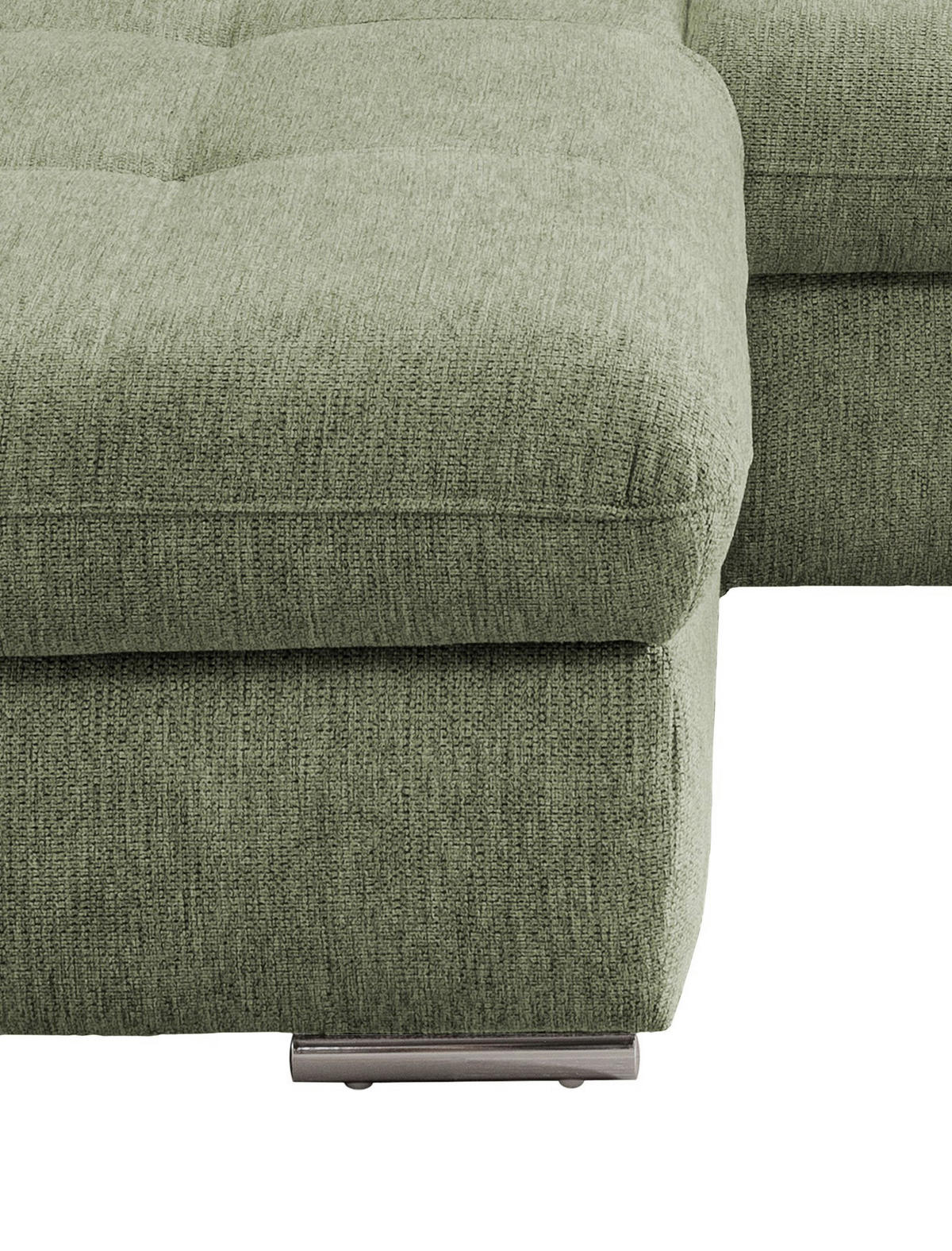 CloseUp von Livetastic ECKSOFA Grün Chenille.