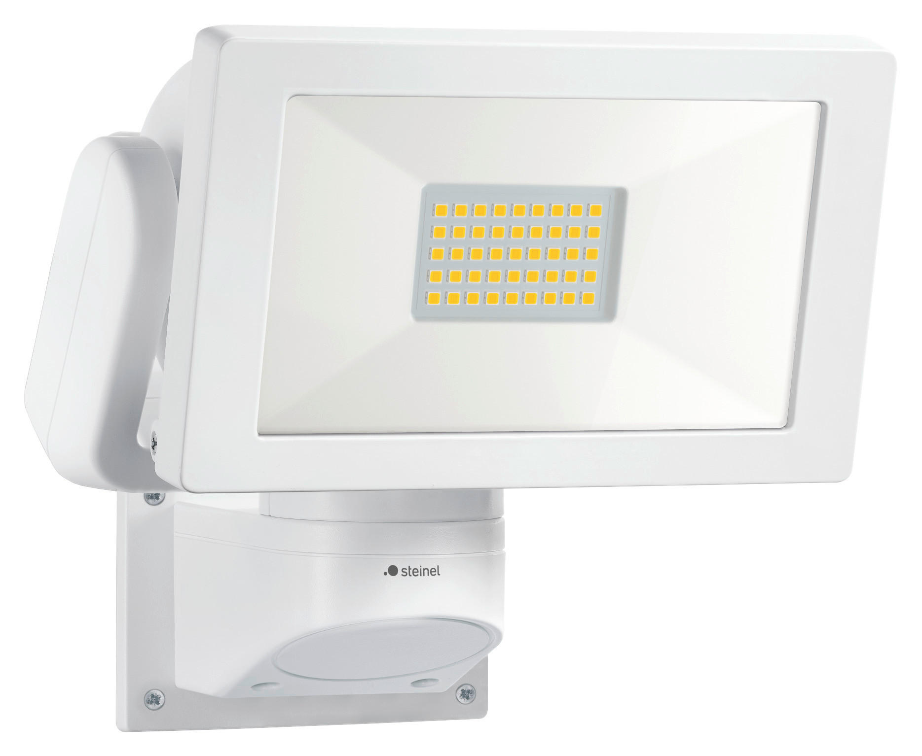 LED-AUßENLEUCHTE 18,4/21,3/21,8 cm   - Weiß, Design, Metall (18,4/21,3/21,8cm) - Steinel