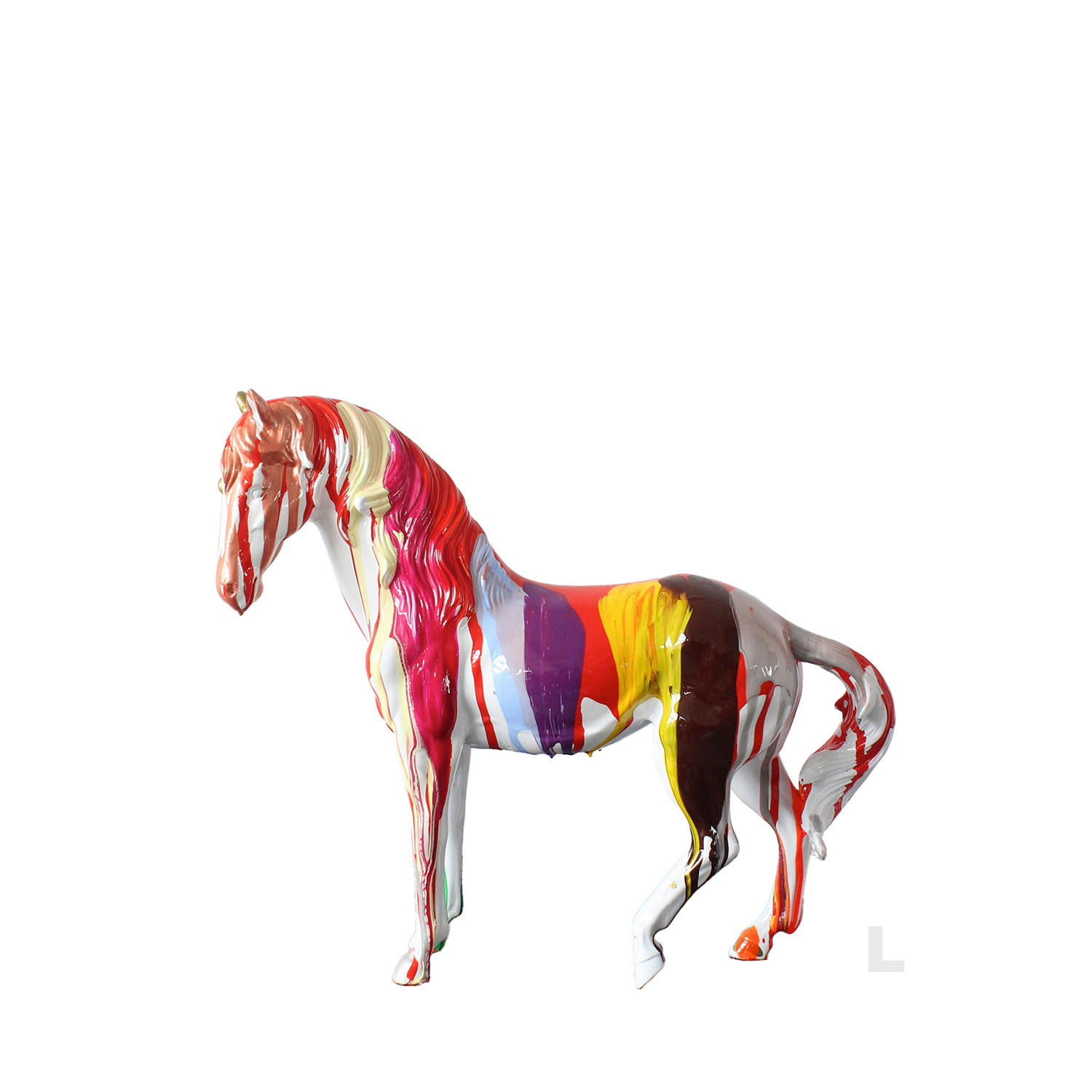 DEKOPFERD - Multicolor, Basics, Kunststoff (34/31/10cm)
